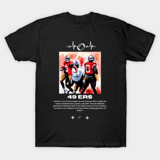 49 ers graphic design, funny 49 ers victor illustration design T-Shirt